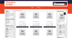 Desktop Screenshot of discotecaandrea.com